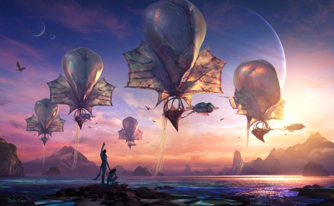 Concept art from Avatar: Fire and Ash